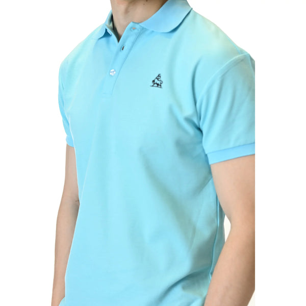 Cloud Drift Sky Blue Polo Shirt