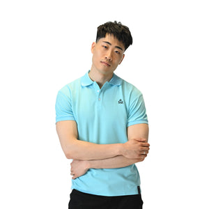 Cloud Drift Sky Blue Polo Shirt