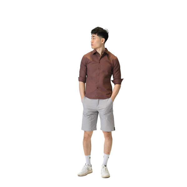 Garnet Line Maroon Dress Shirt