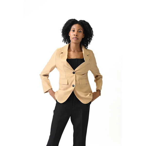 Gracelyn Relaxed Warm Sand Blazer