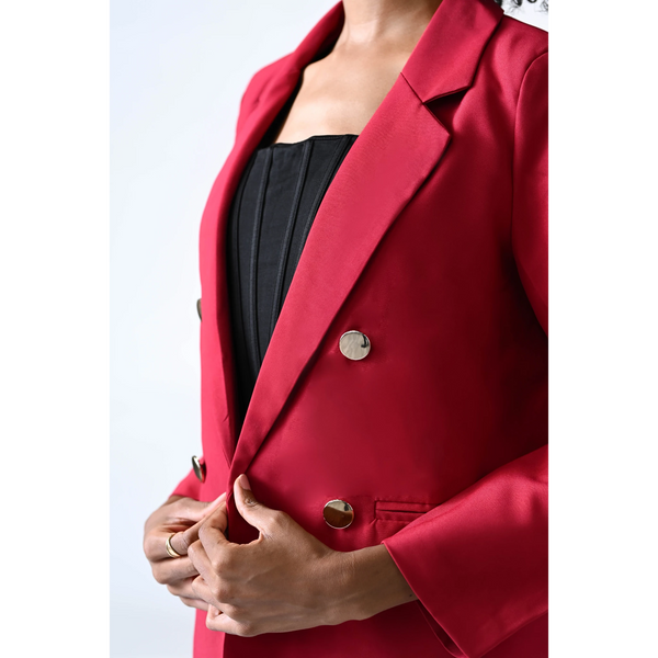 GOLD CLASP BLAZER