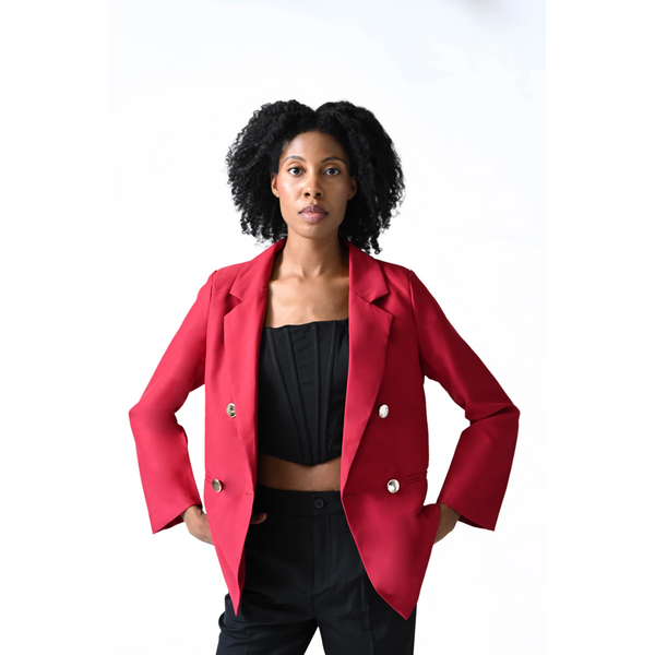 GOLD CLASP BLAZER