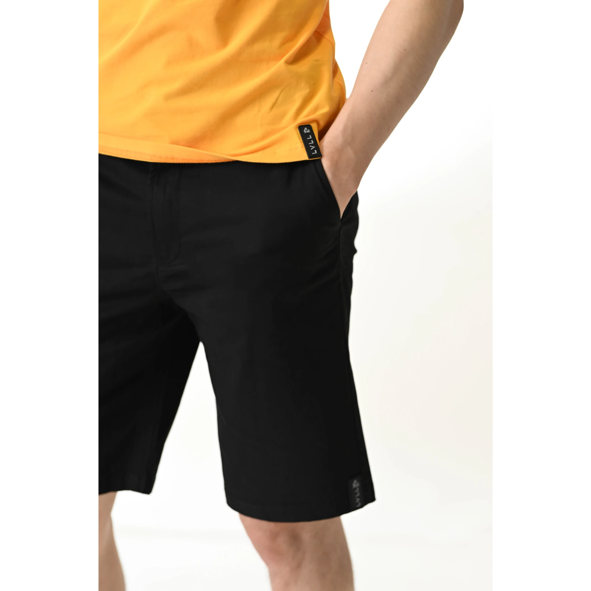 Raven Move Black Men's Dress Shorts