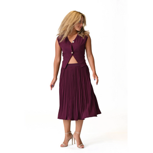 LA ROUGE PLEATED SET