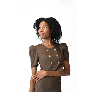OCTAVIA CROP & CINCH SKIRT SET